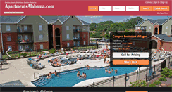 Desktop Screenshot of apartmentsalabama.com